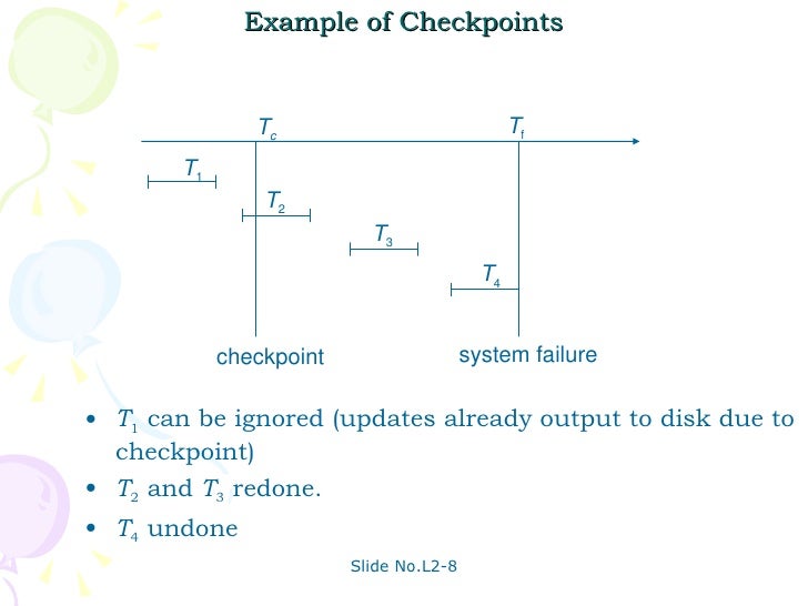 checkpointing in dbms